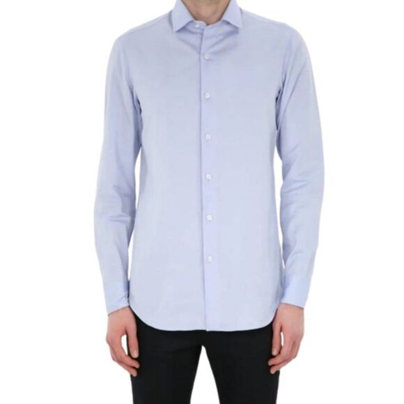 TED BAKER Endurance Long Sleeve Button Down Size 16 32/33 - Picture 1 of 4